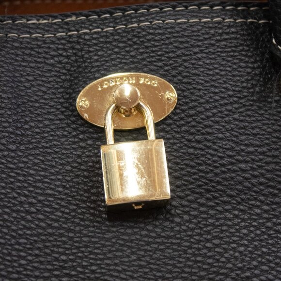 London Fog Women's Diana Signature Double Zip Crossbody Bag - Picture 6 of 11